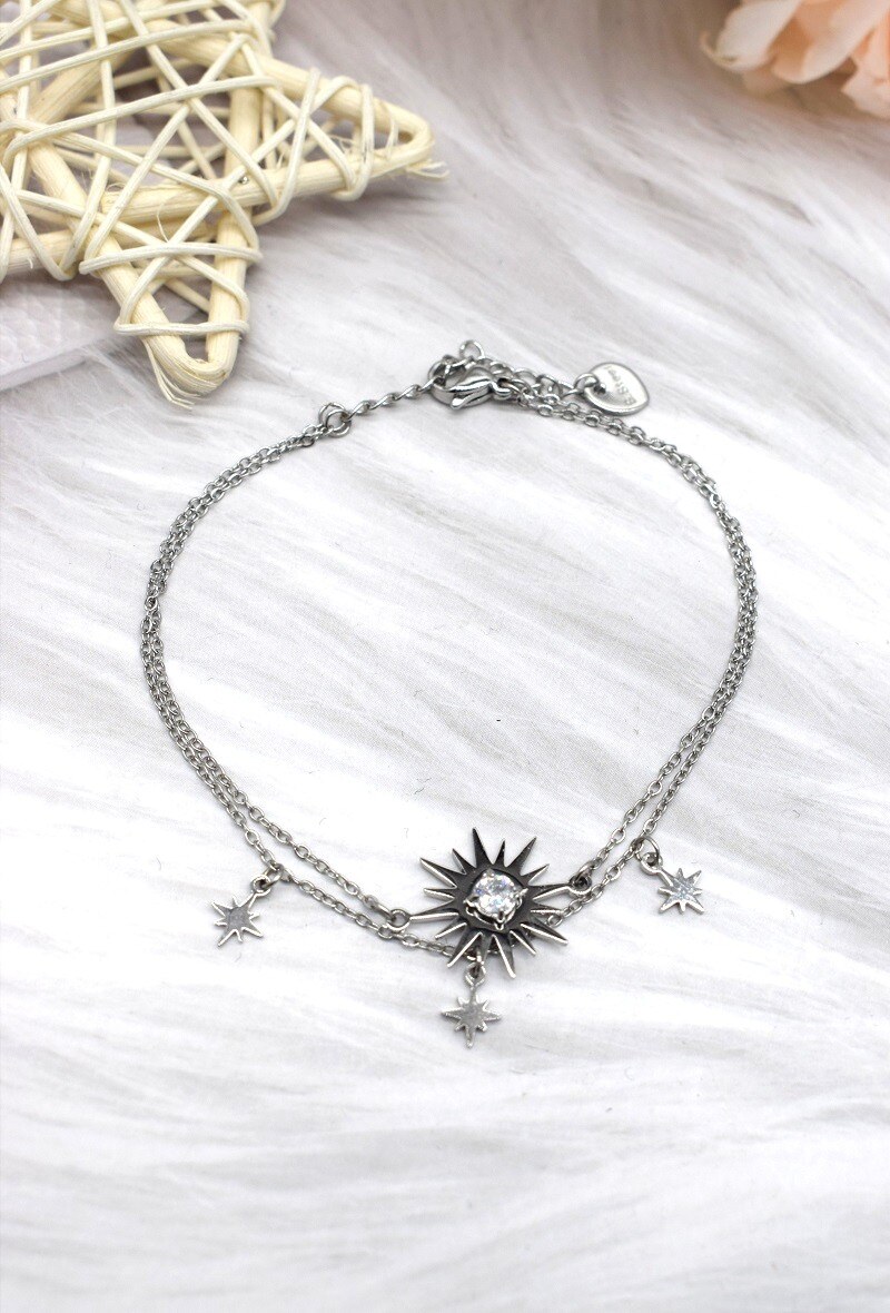 Grossiste Rouge Bonbons - BRACELET EN ACIER