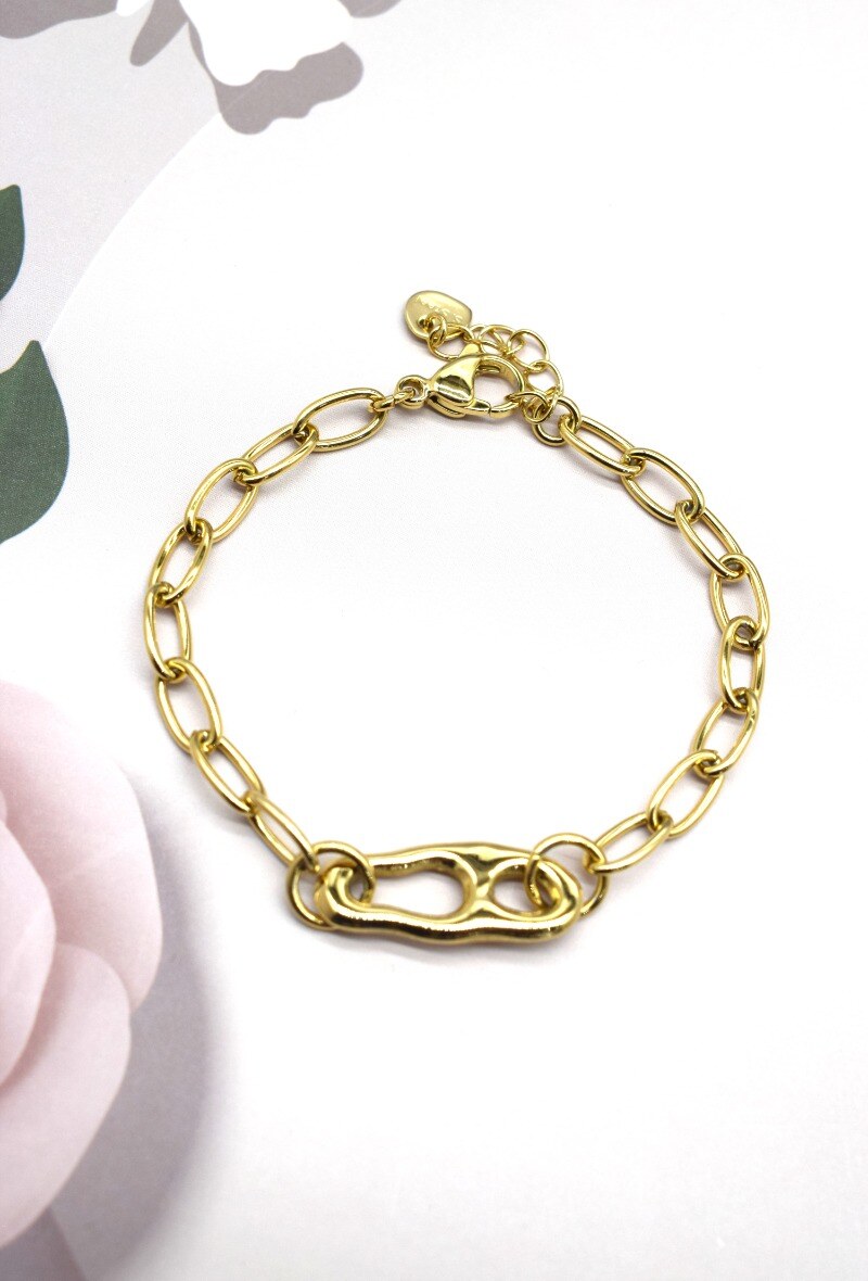 Grossiste Rouge Bonbons - Bracelet en acier