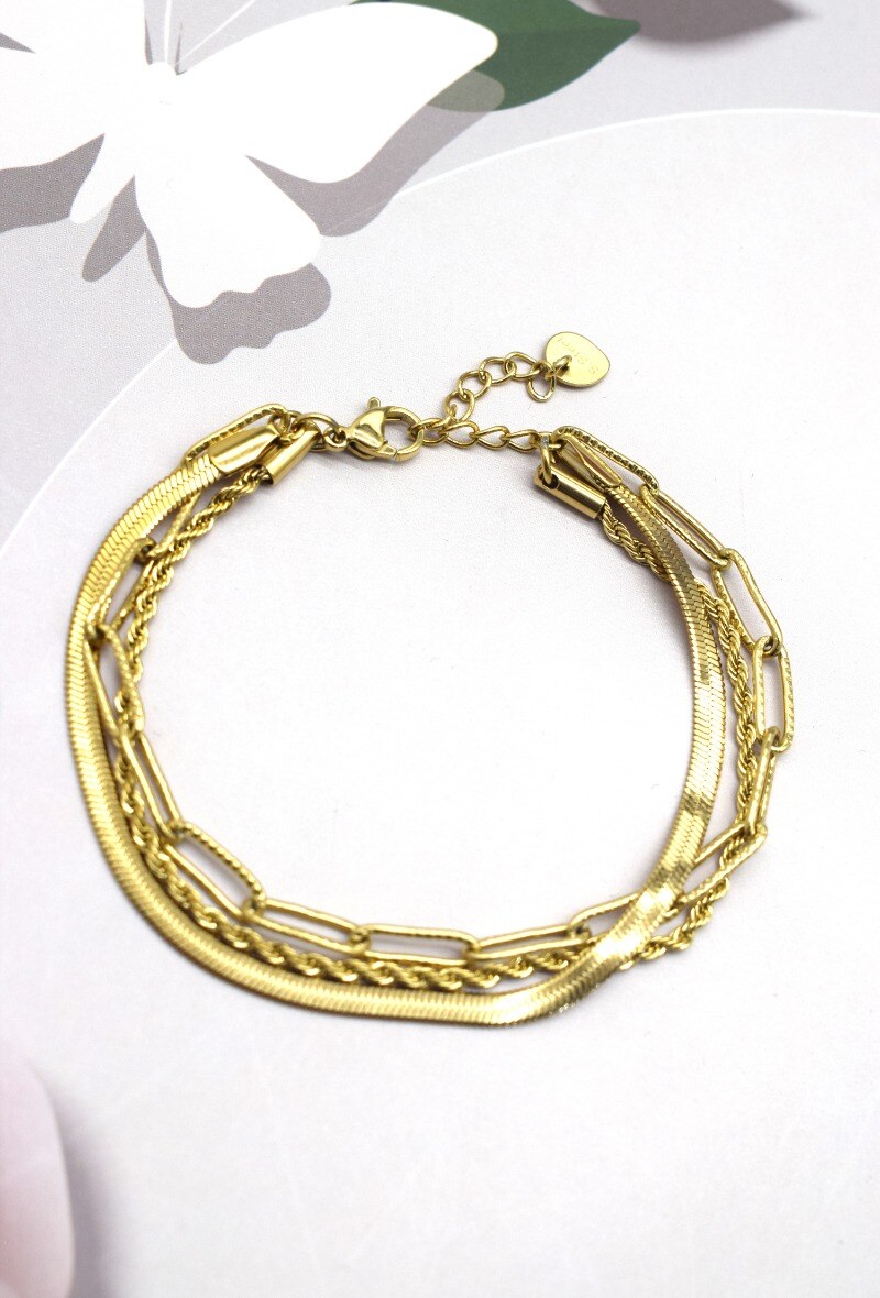 Grossiste Rouge Bonbons - Bracelet en acier