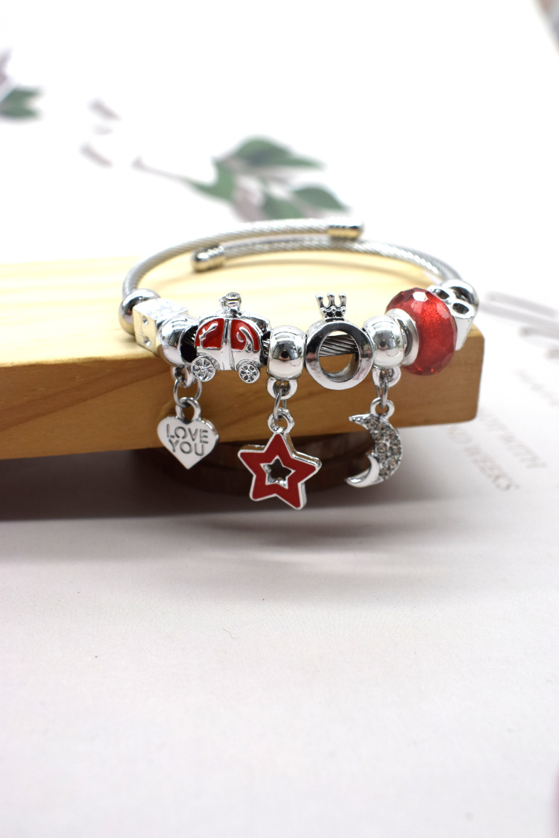 Wholesaler Rouge Bonbons - Charm embellished bracelet