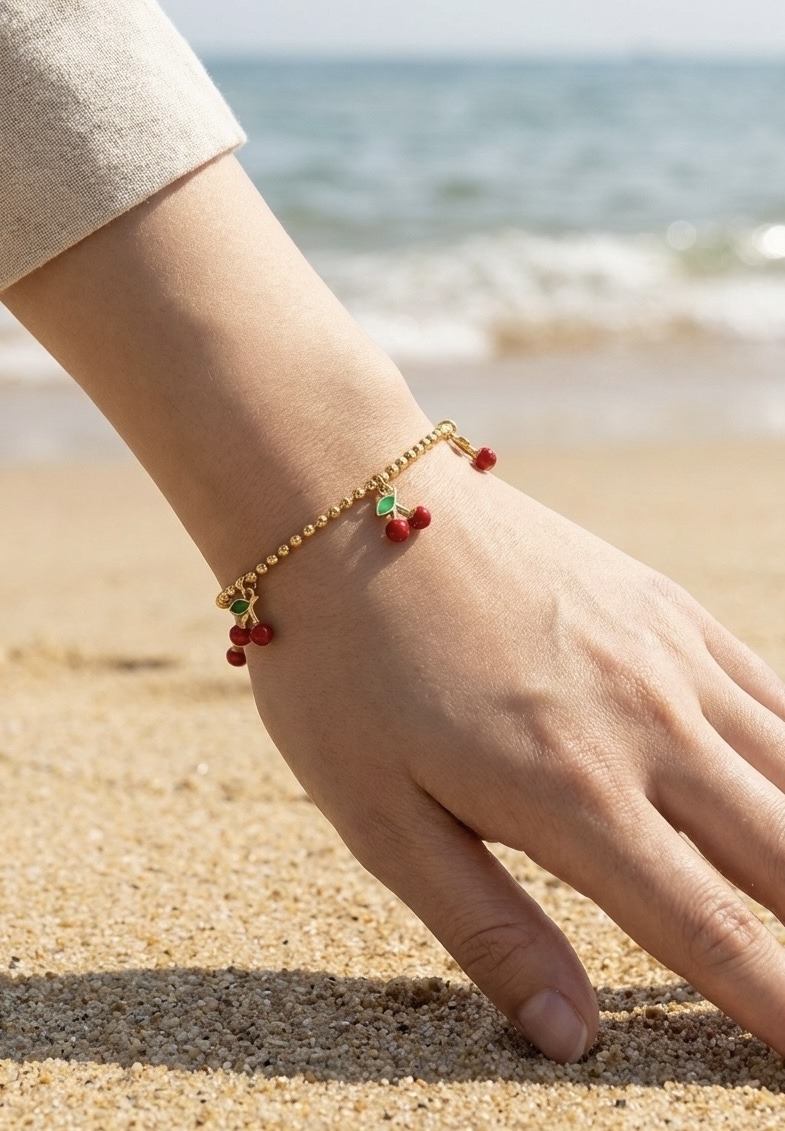 Mayorista Rouge Bonbons - Pulsera de Charms de Acero Inoxidable
