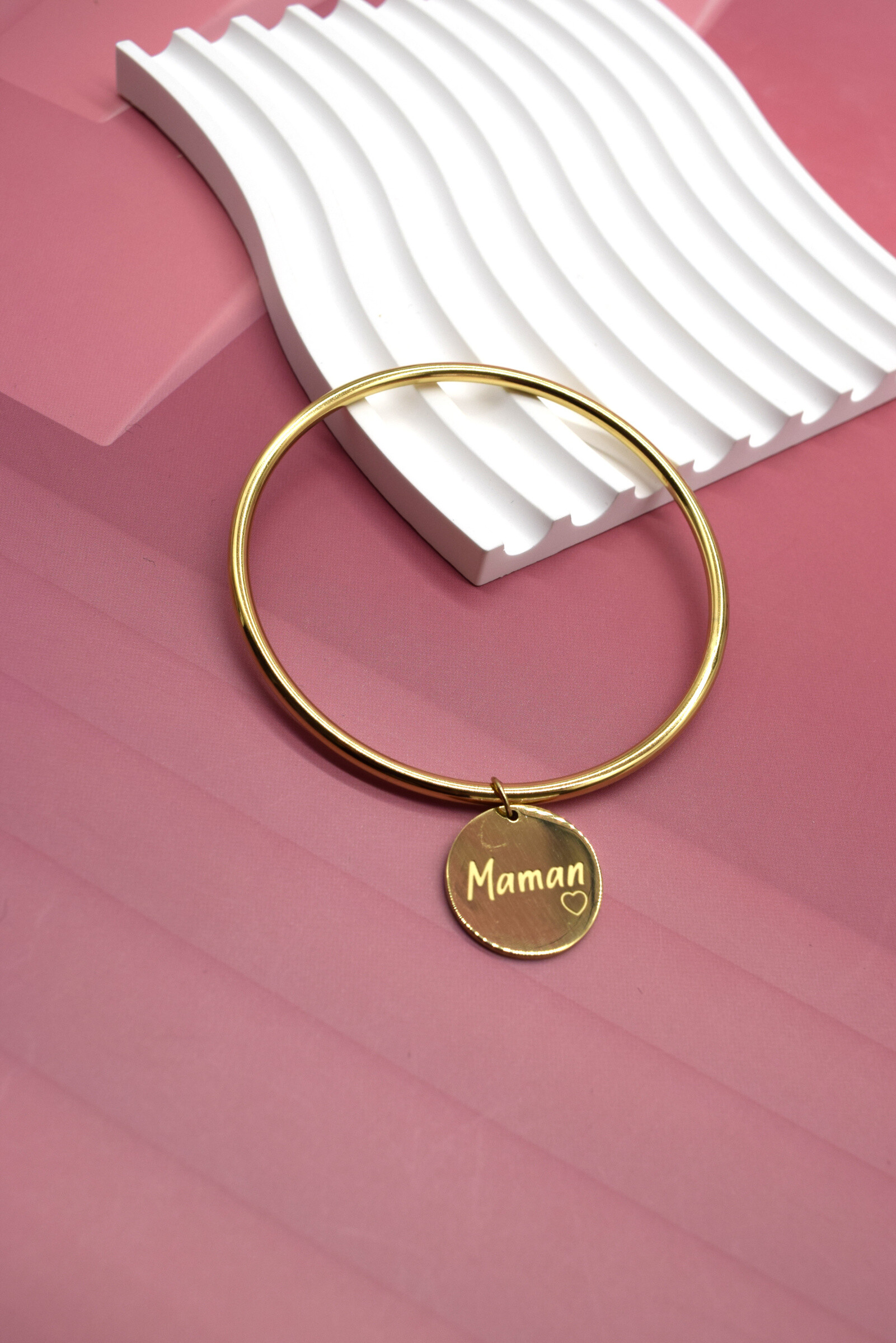 Großhändler Rouge Bonbons - Edelstahlstangenarmband