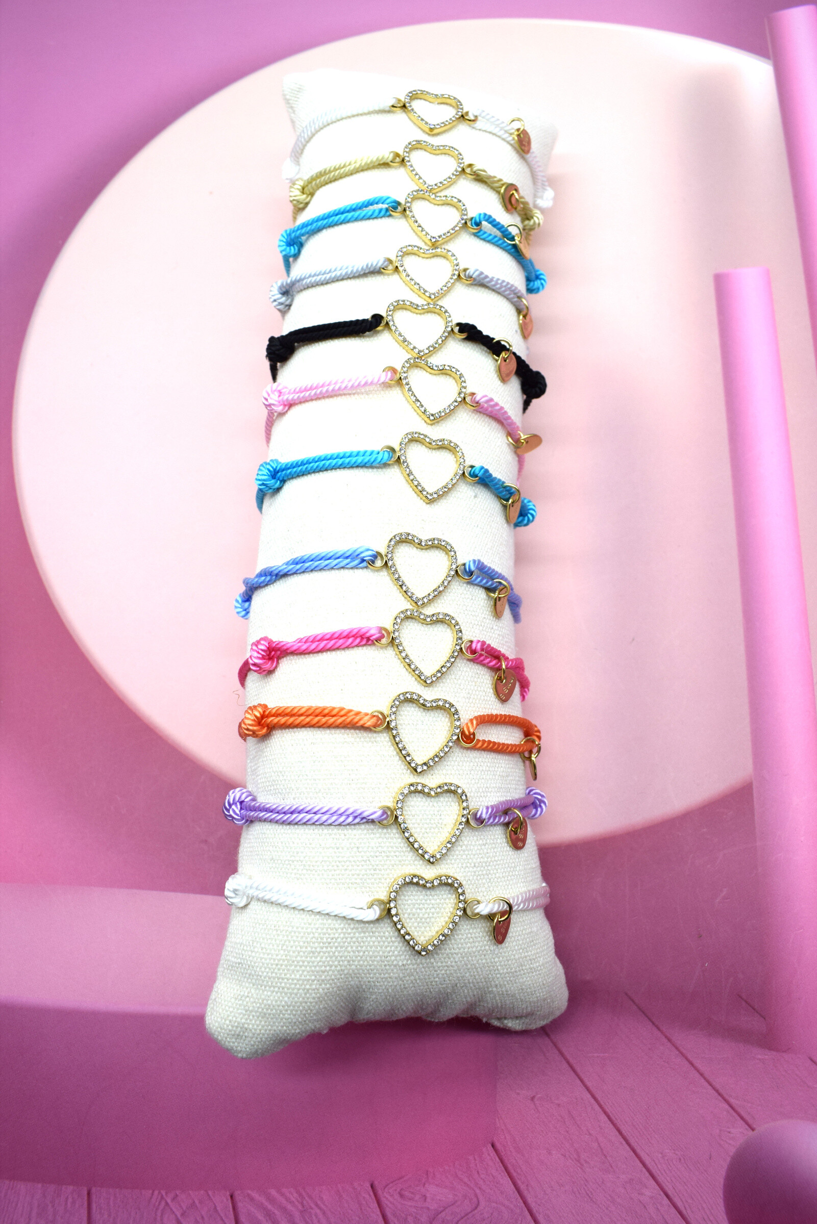 Wholesaler Rouge Bonbons - Set of 12 stainless steel bracelets
