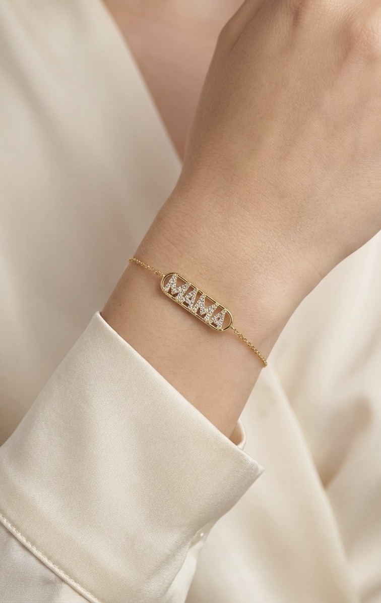 Mayorista Rouge Bonbons - PULSERA MAMA DE ACERO INOXIDABLE