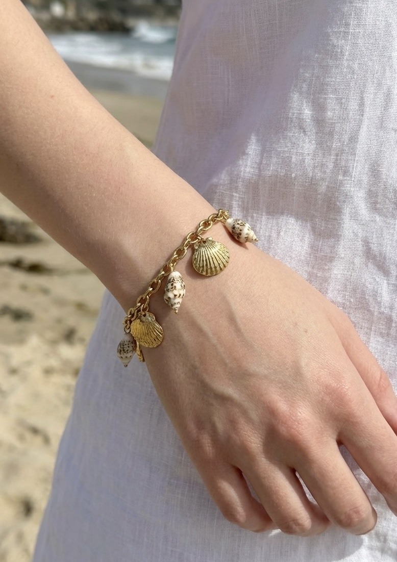 Grossista Rouge Bonbons - Bracciale con Ciondoli in Acciaio Inossidabile