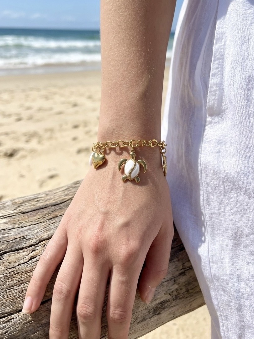 Mayorista Rouge Bonbons - PULSERA CON DIJES DE ACERO INOXIDABLE