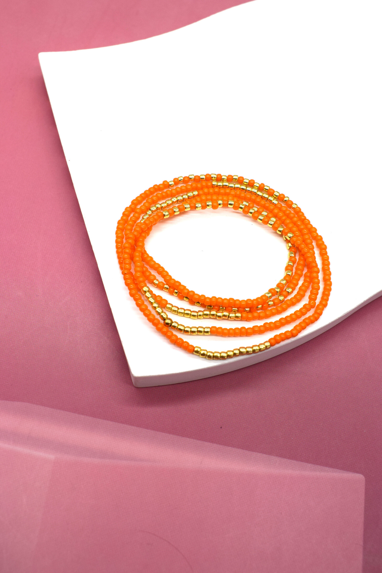 Grossiste Rouge Bonbons - Bracelet perle en acier inoxydable