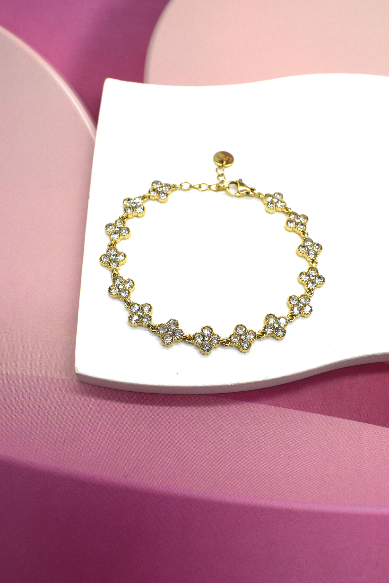 Wholesaler Rouge Bonbons - STAINLESS STEEL FLOWER BRACELET