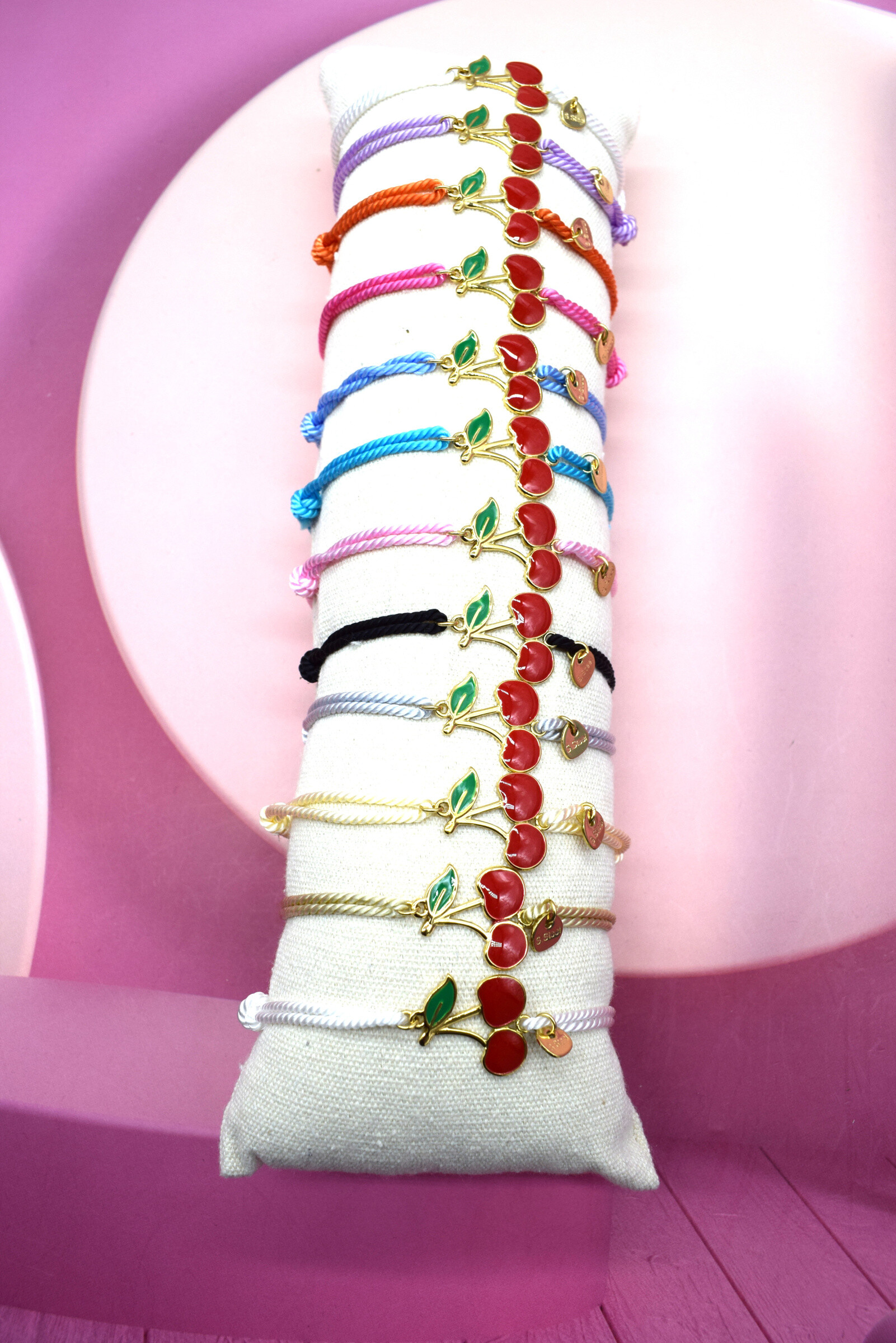 Wholesaler Rouge Bonbons - Set of 12 stainless steel bracelets