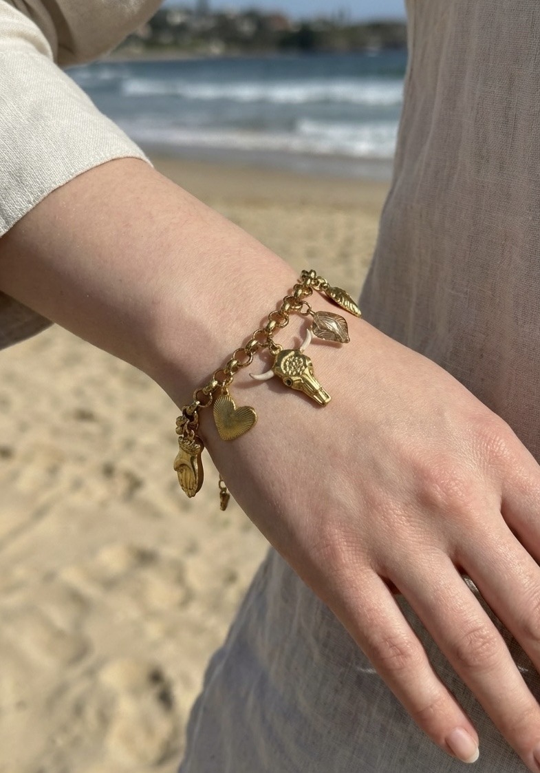 Grossista Rouge Bonbons - Bracciale con ciondoli in acciaio inossidabile