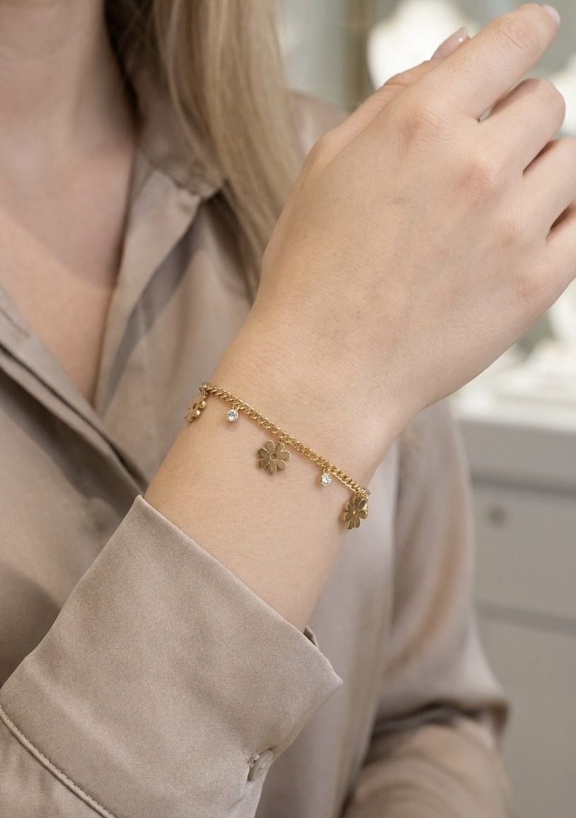 Großhändler Rouge Bonbons - CHARM-ARMBAND AUS EDELSTAHL