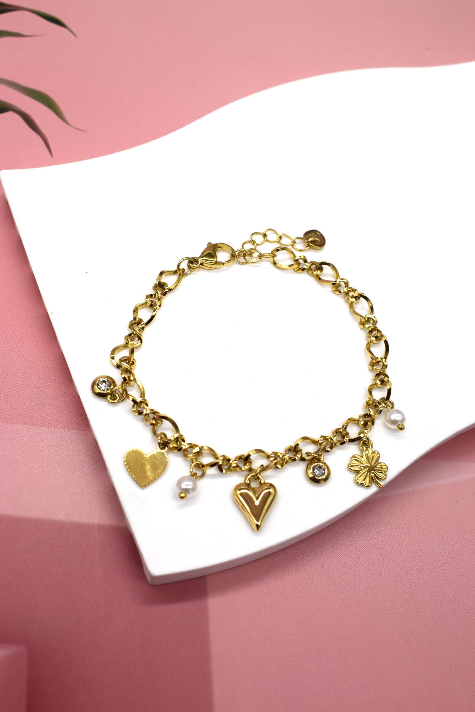 Mayorista Rouge Bonbons - Brazalete de acero inoxidable