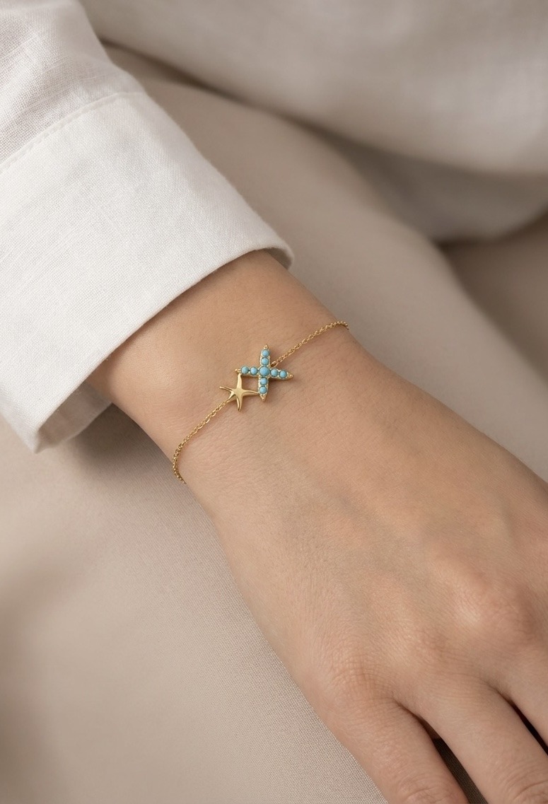 Grossista Rouge Bonbons - BRACCIALE DOPPIO X IN ACCIAIO INOX