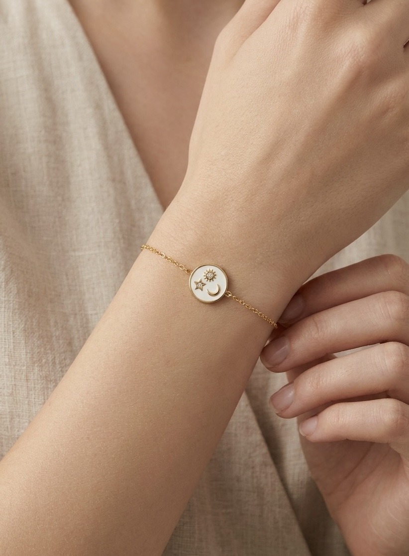 Grossiste Rouge Bonbons - BRACELET CERCLE EN ACIER INOXYDABLE