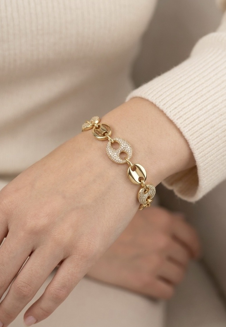 Grossista Rouge Bonbons - BRACCIALE IN ACCIAIO INOX
