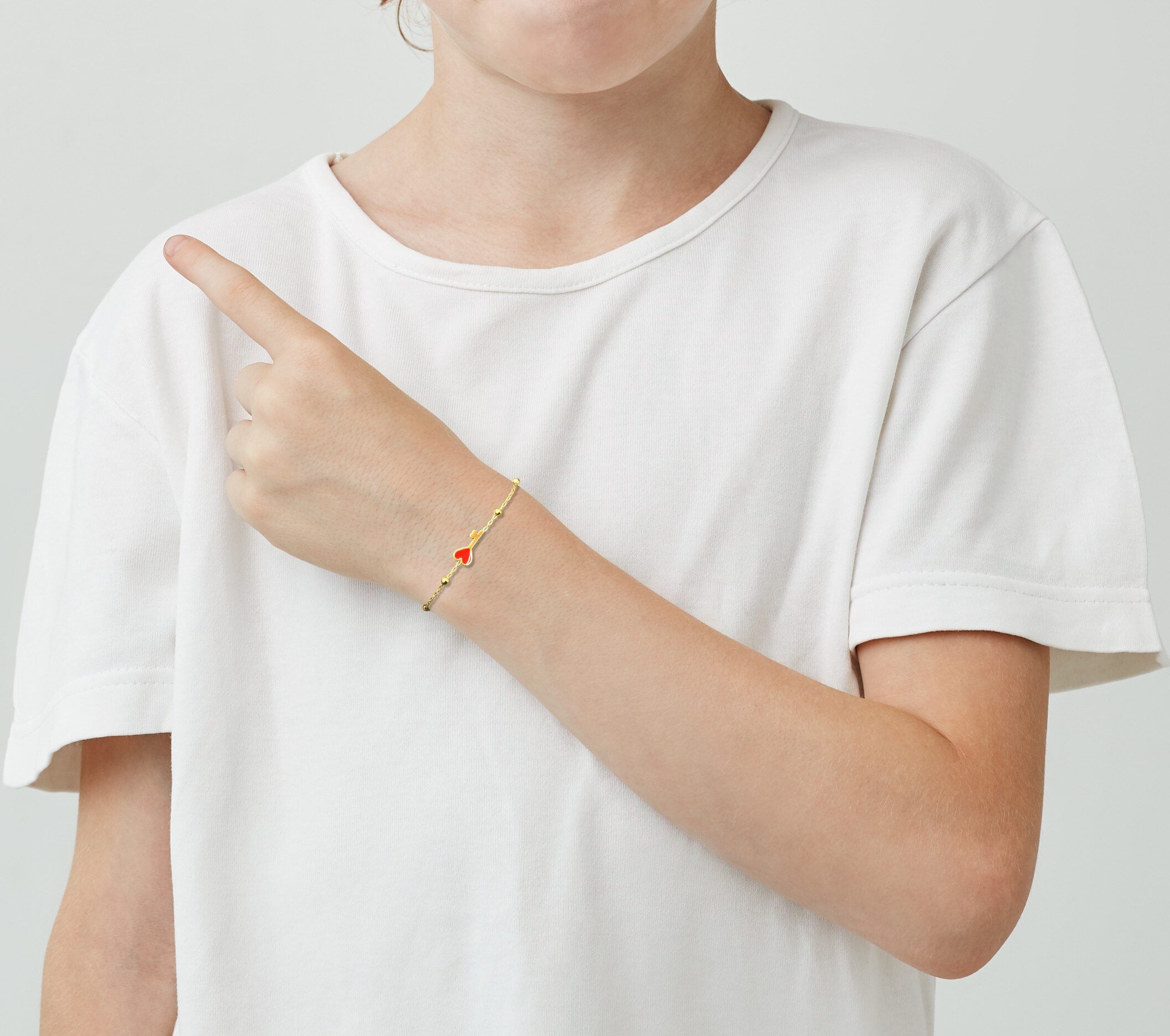 Grossista Rouge Bonbons - Braccialetto per bambini in acciaio inossidabile