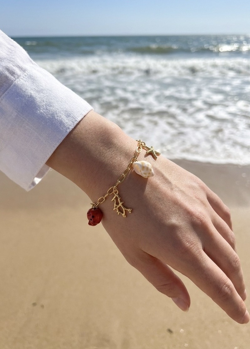 Großhändler Rouge Bonbons - CHARM-ARMBAND AUS EDELSTAHL
