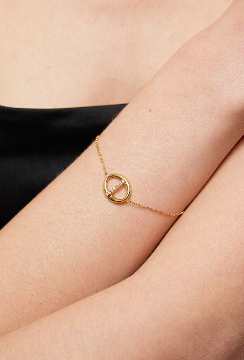 Wholesaler Rouge Bonbons - Stainless steel loop bracelet