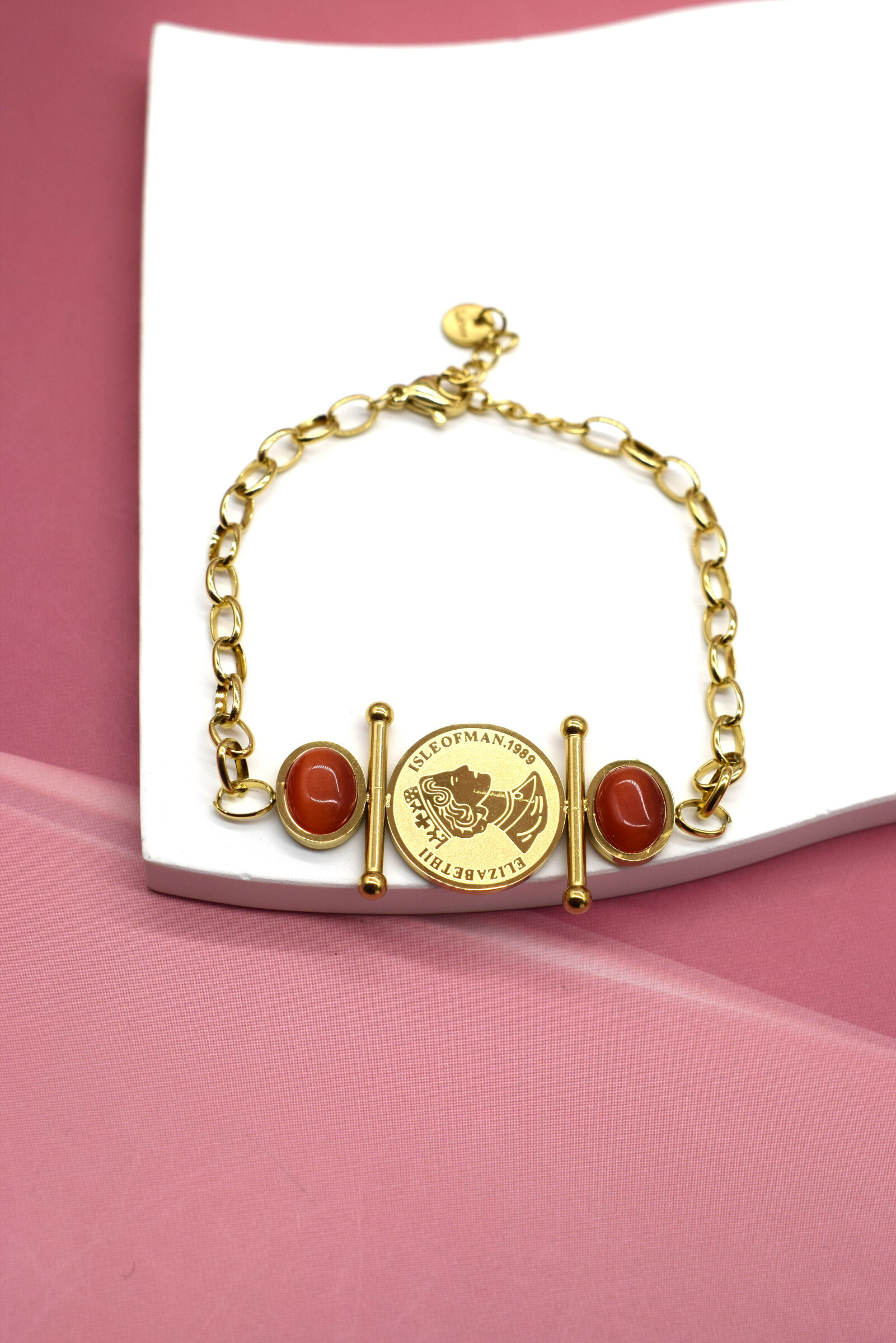 Wholesaler Rouge Bonbons - Stainless steel piece bracelet