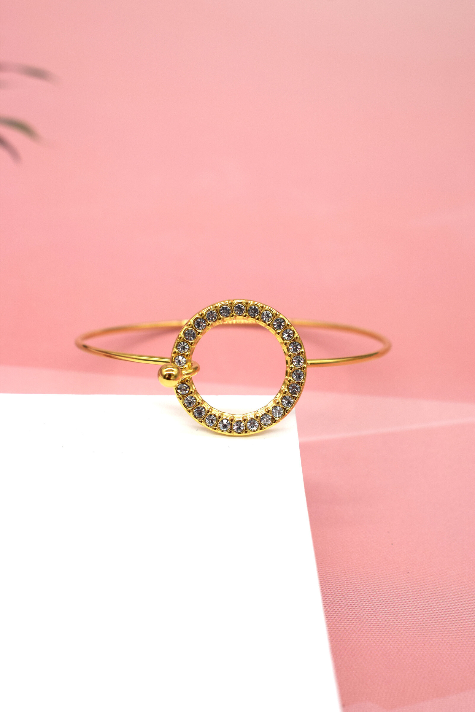 Grossiste Rouge Bonbons - Bracelet jonc en acier inoxydable