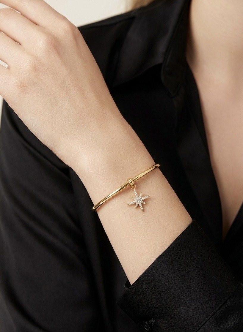 Grossista Rouge Bonbons - BRACCIALE STELLA IN ACCIAIO INOSSIDABILE