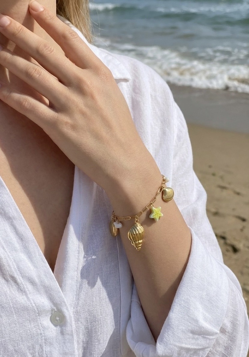 Großhändler Rouge Bonbons - CHARM-ARMBAND AUS EDELSTAHL