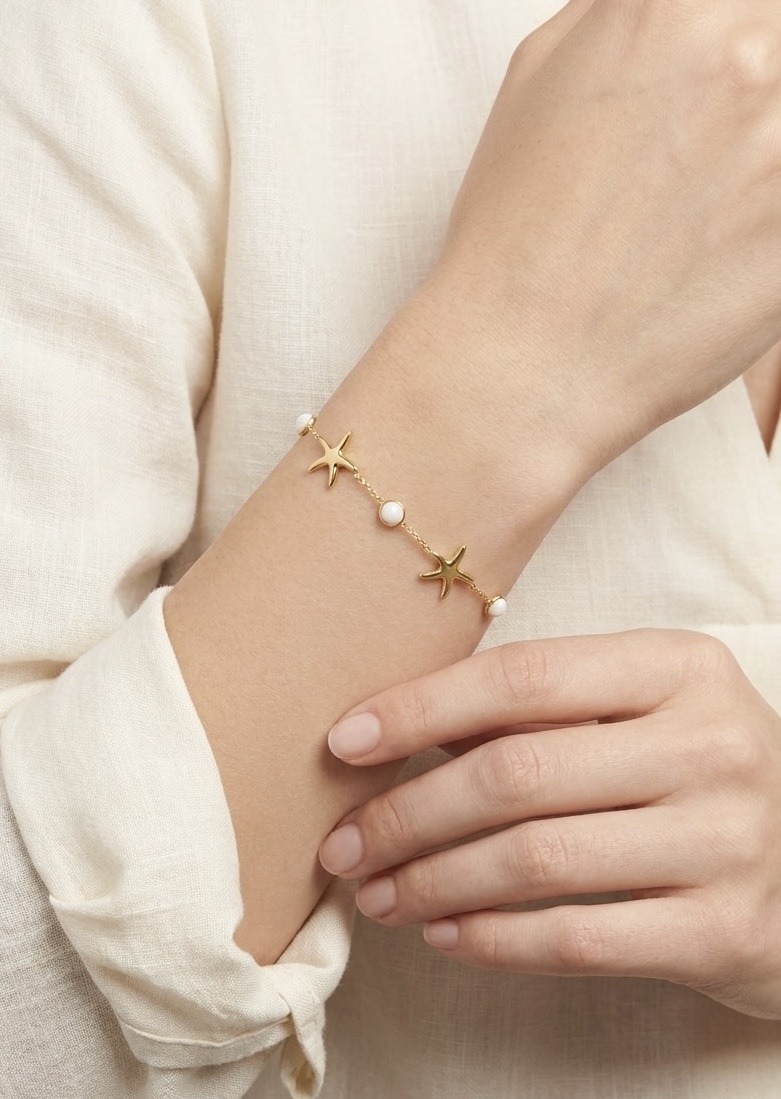 Mayorista Rouge Bonbons - PULSERA ESTRELLA DE ACERO INOXIDABLE