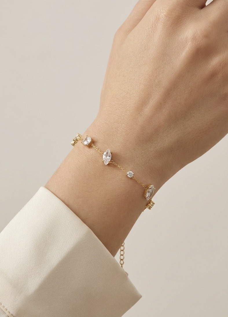 Mayorista Rouge Bonbons - PULSERA DE FORMAS FIJAS EN ACERO INOXIDABLE