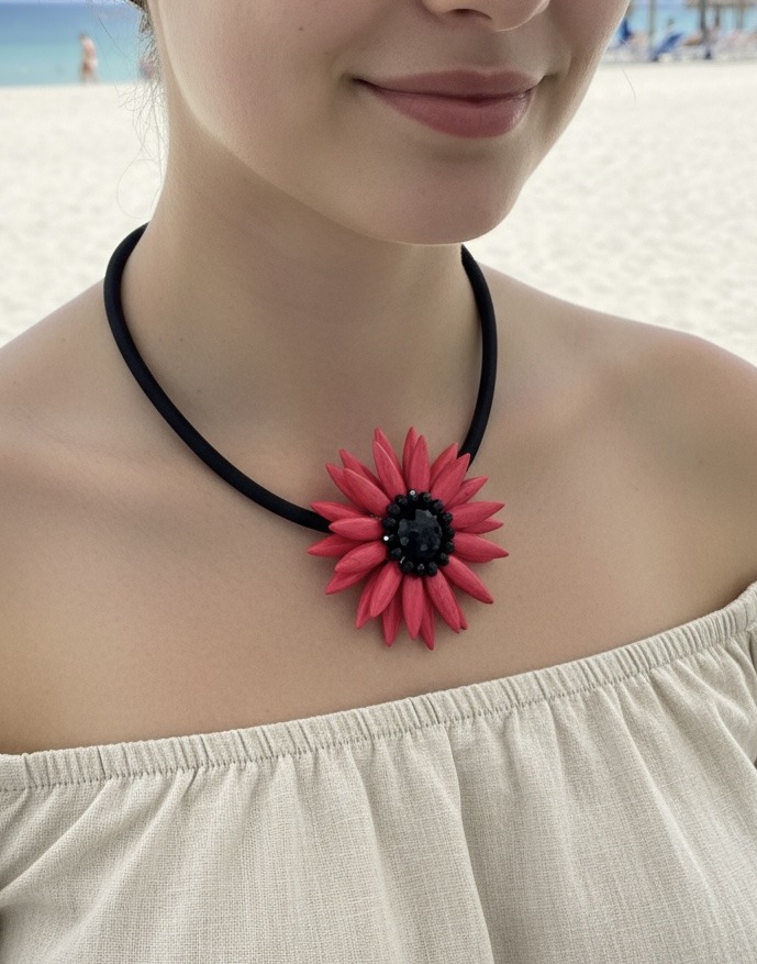 Mayorista Rouge Bonbons - Collar gerbera