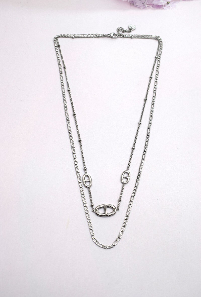 Grossiste Rouge Bonbons - COLLIER EN ACIER