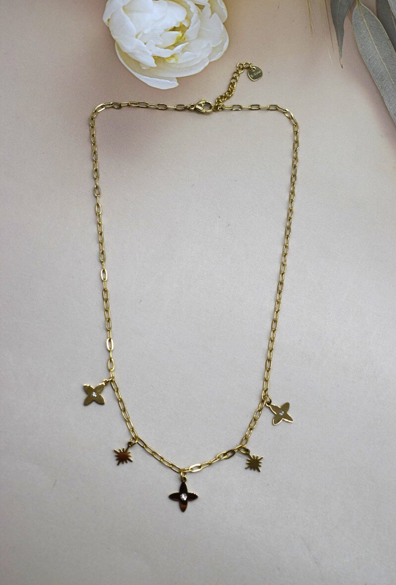Grossiste Rouge Bonbons - COLLIER EN ACIER