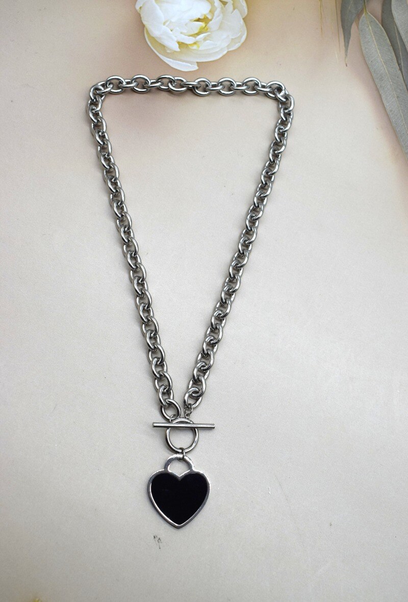 Grossiste Rouge Bonbons - COLLIER EN ACIER