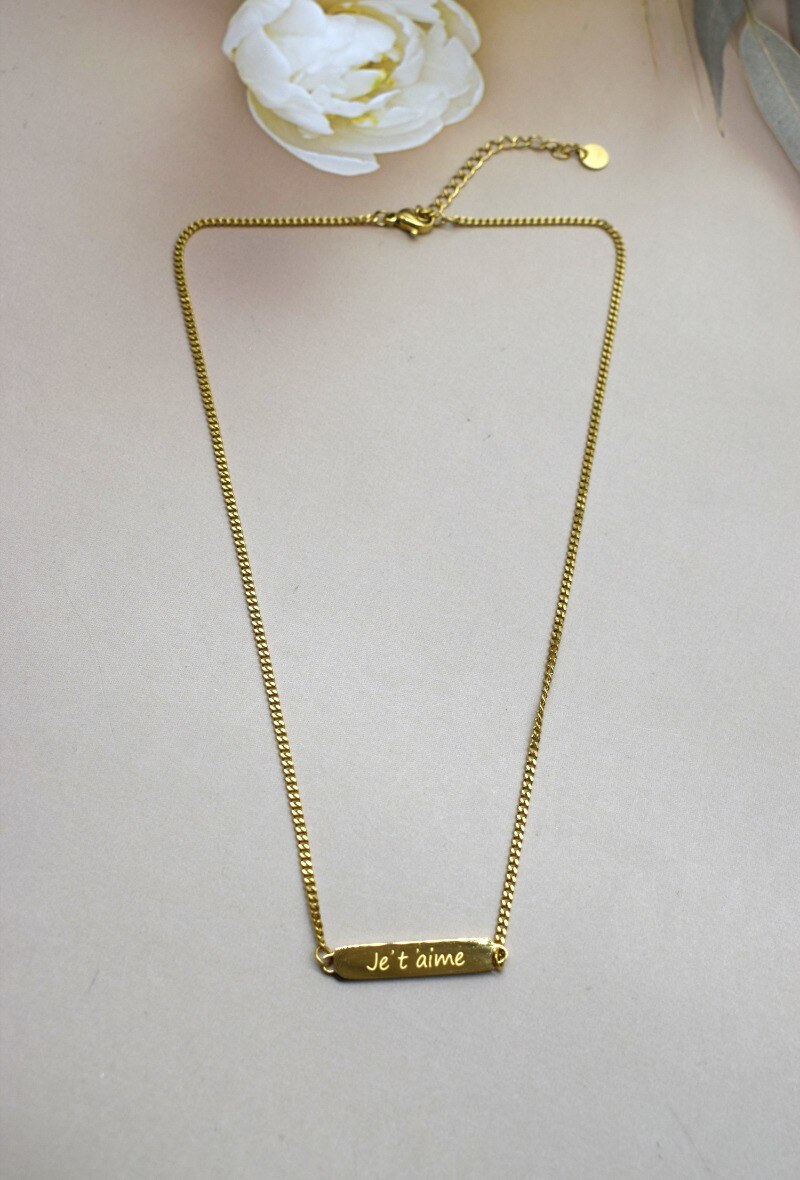 Grossiste Rouge Bonbons - COLLIER EN ACIER