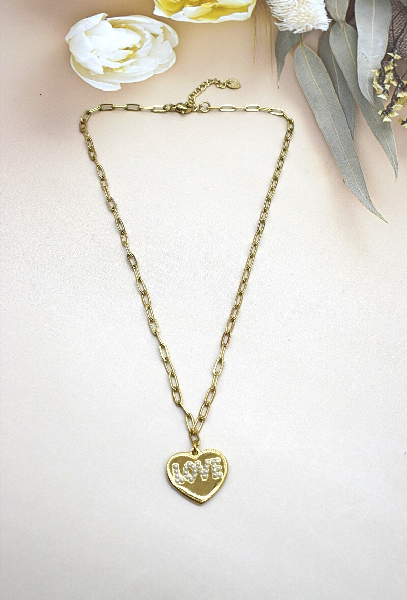 Grossiste Rouge Bonbons - COLLIER EN ACIER
