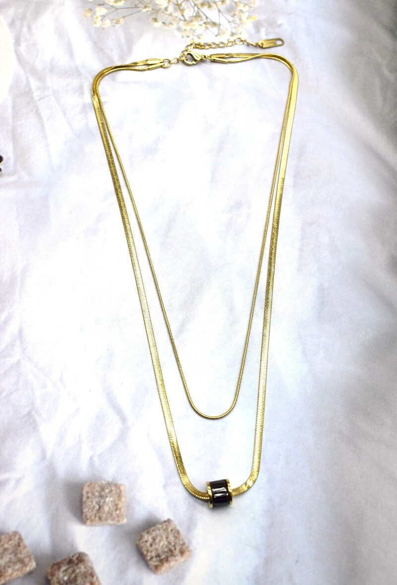 Grossiste Rouge Bonbons - COLLIER EN ACIER