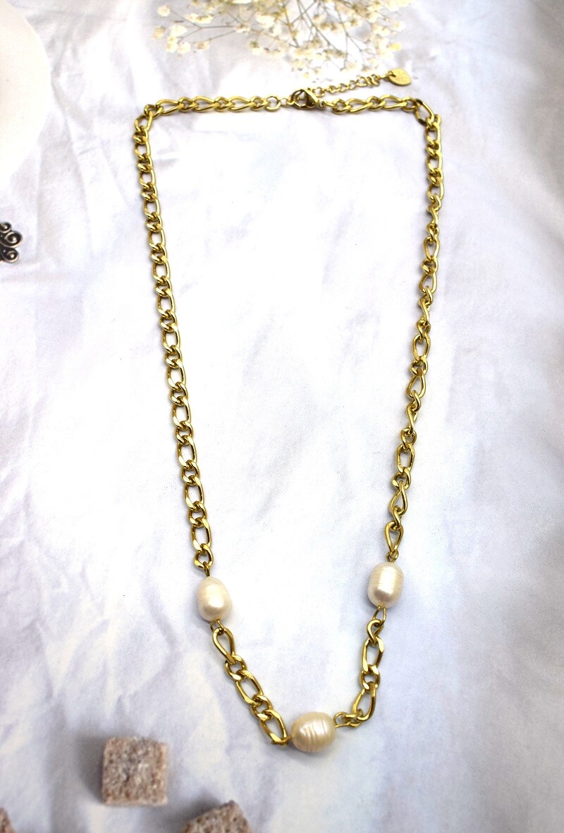 Grossiste Rouge Bonbons - Collier en acier