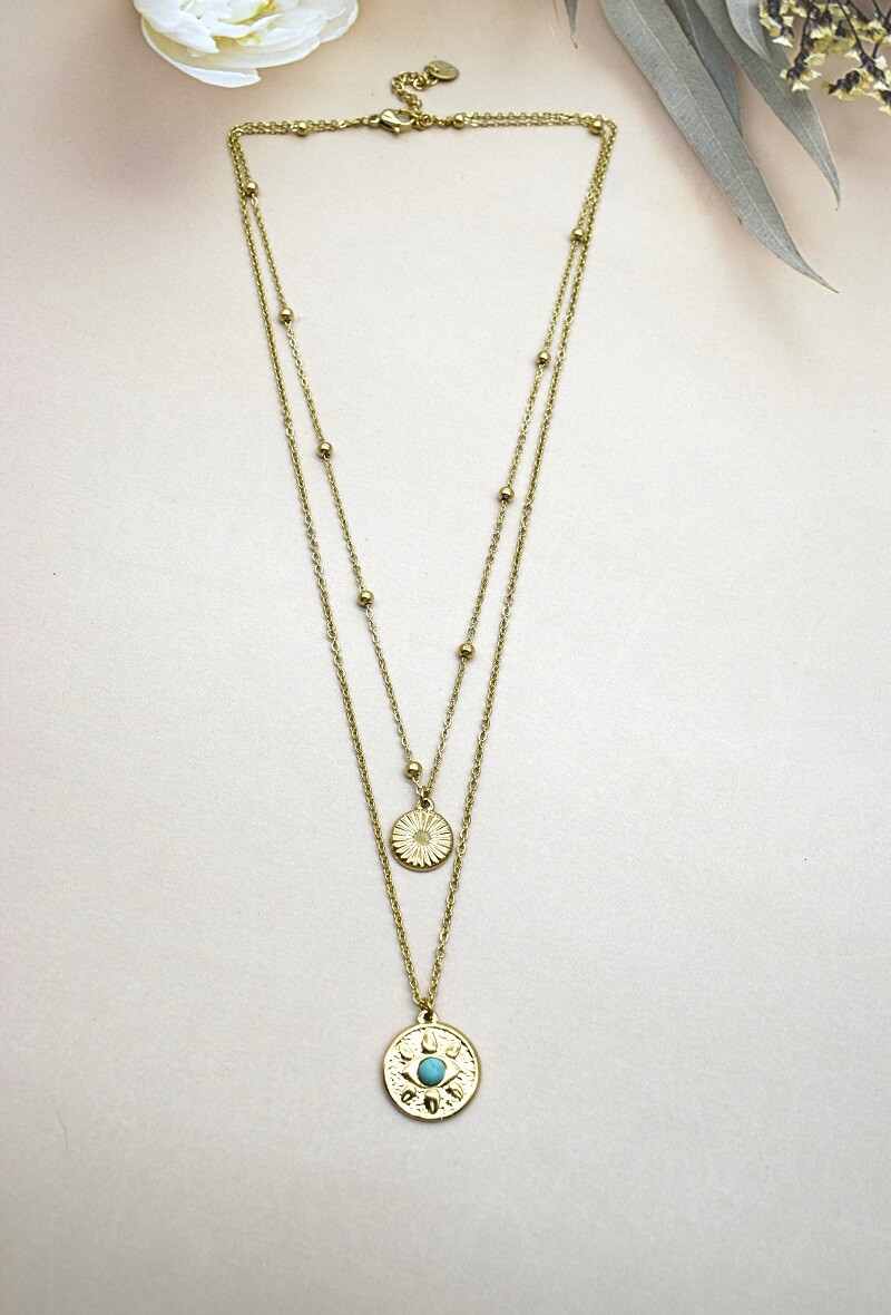Grossiste Rouge Bonbons - COLLIER EN ACIER