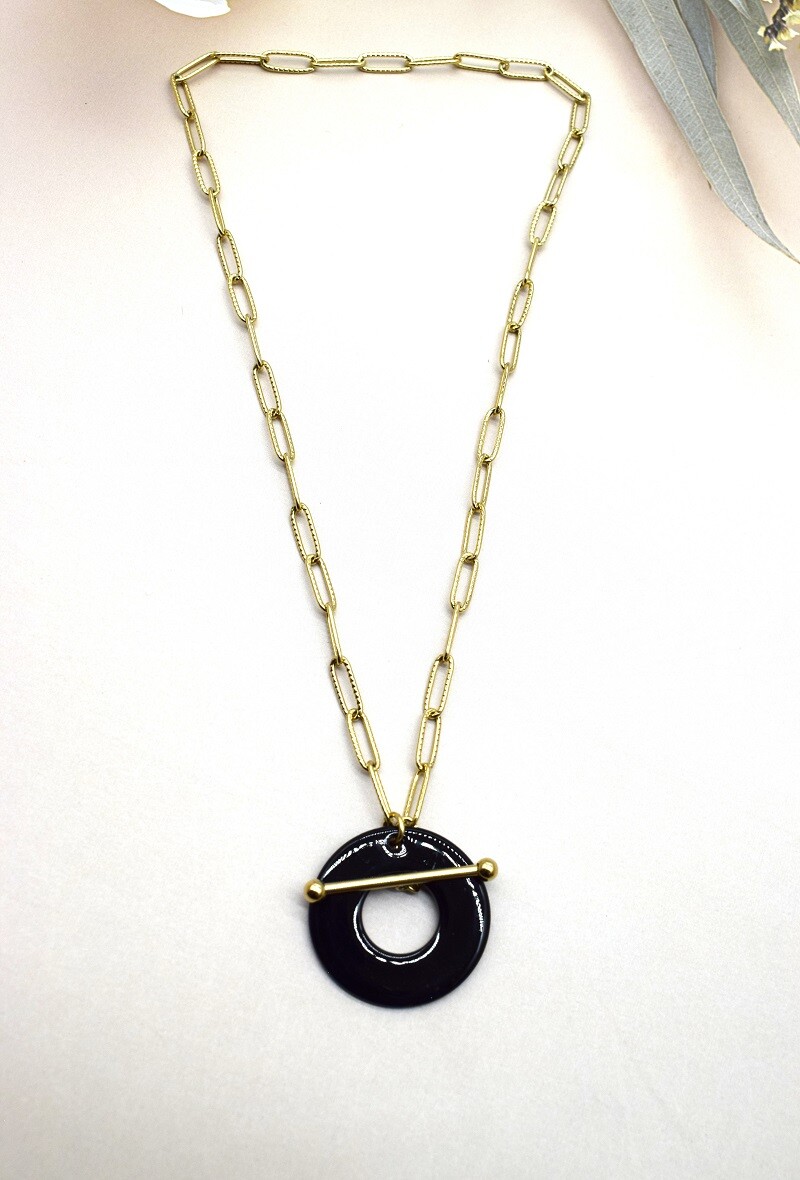 Grossiste Rouge Bonbons - COLLIER EN ACIER
