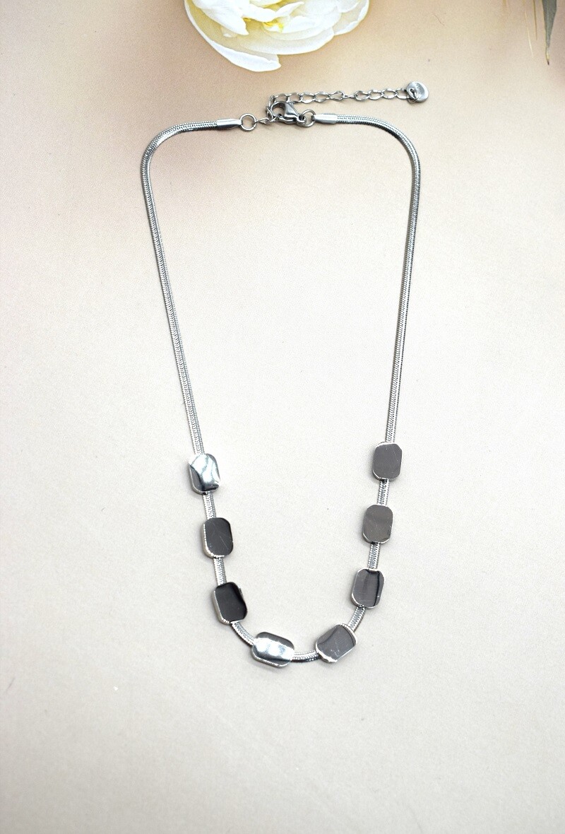 Grossiste Rouge Bonbons - COLLIER EN ACIER