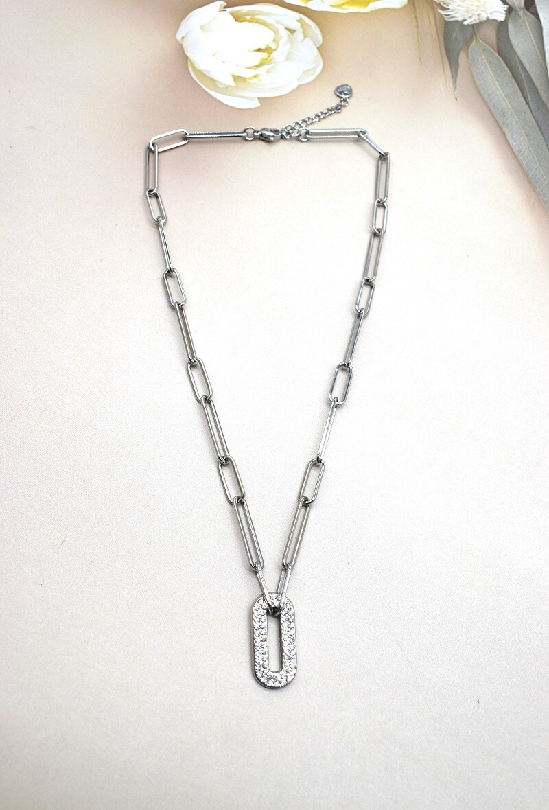Grossiste Rouge Bonbons - COLLIER EN ACIER