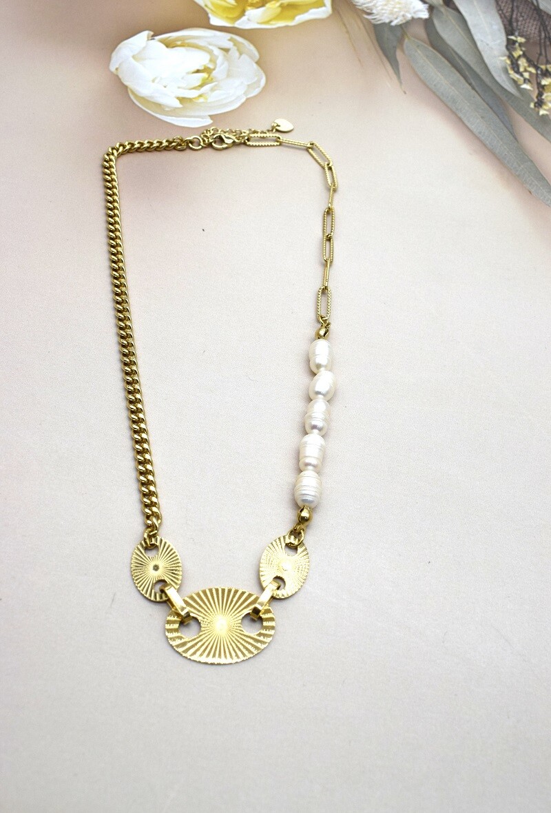 Grossiste Rouge Bonbons - COLLIER EN ACIER
