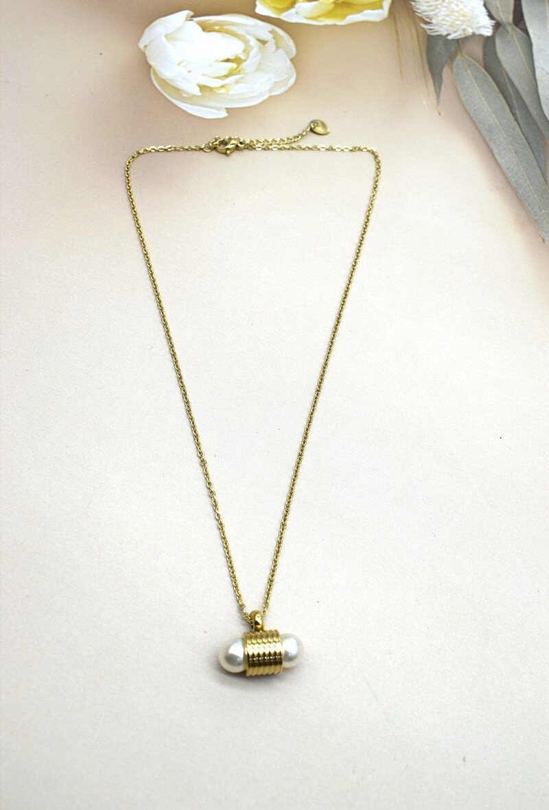 Grossiste Rouge Bonbons - COLLIER EN ACIER
