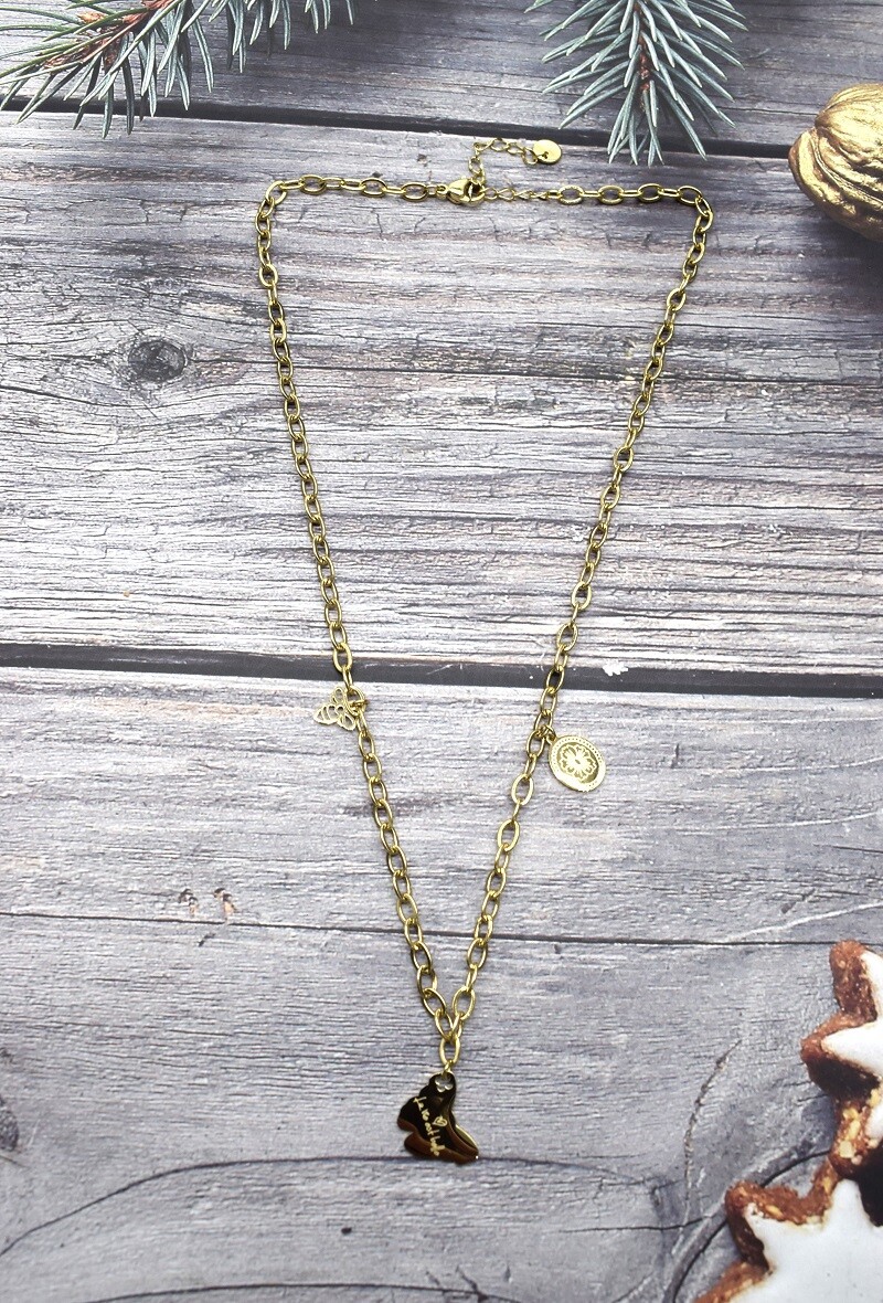 Grossiste Rouge Bonbons - COLLIER EN ACIER