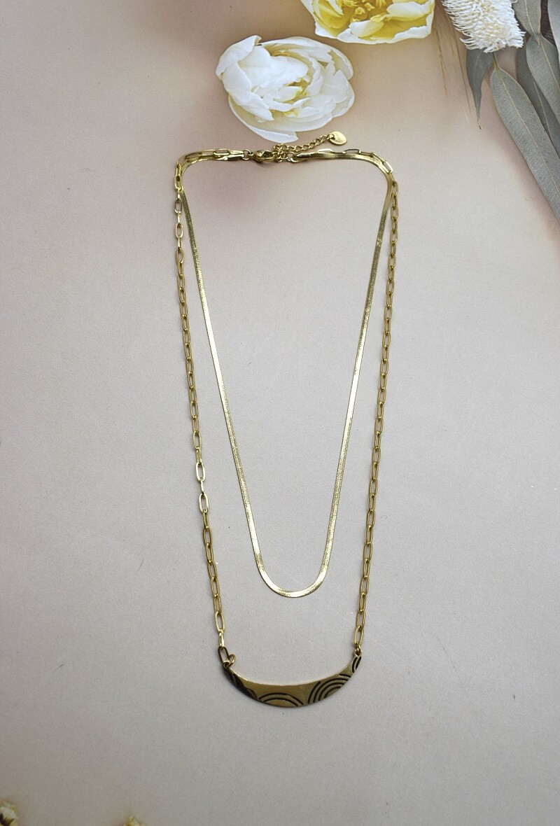 Grossiste Rouge Bonbons - COLLIER EN ACIER