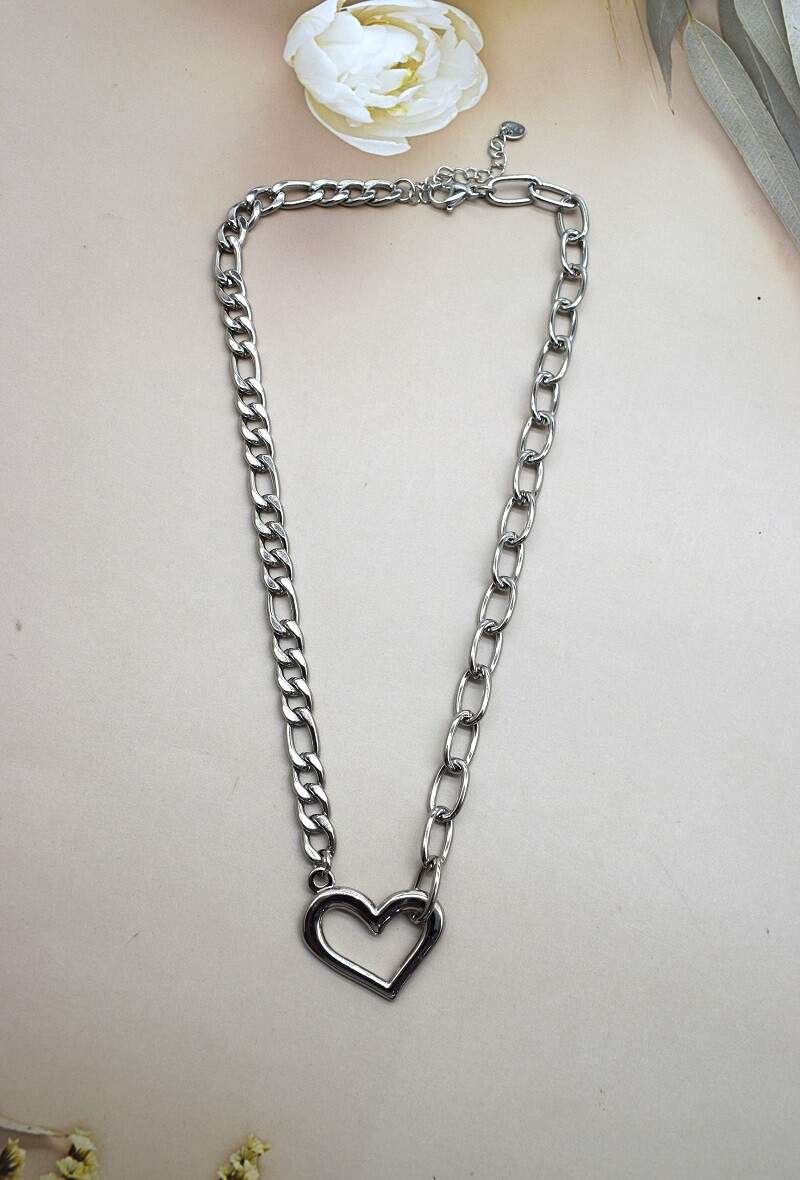 Grossiste Rouge Bonbons - COLLIER EN ACIER