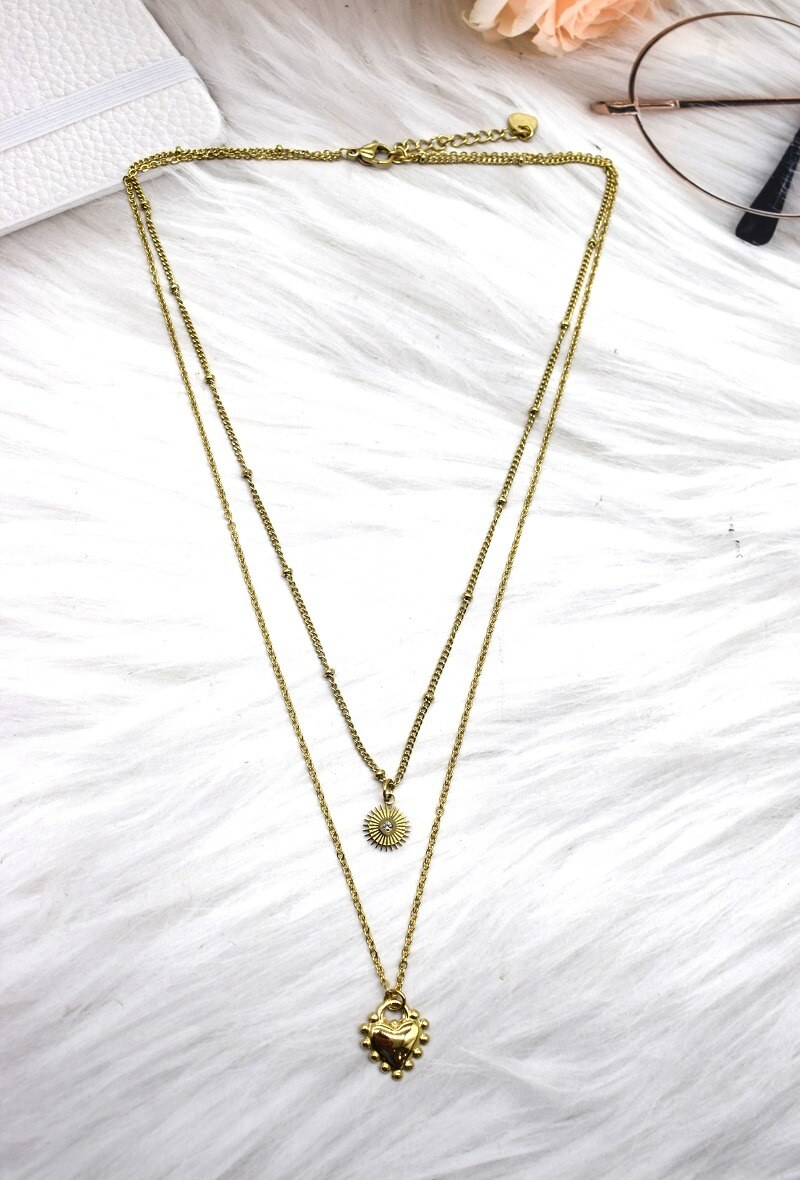 Grossiste Rouge Bonbons - COLLIER EN ACIER