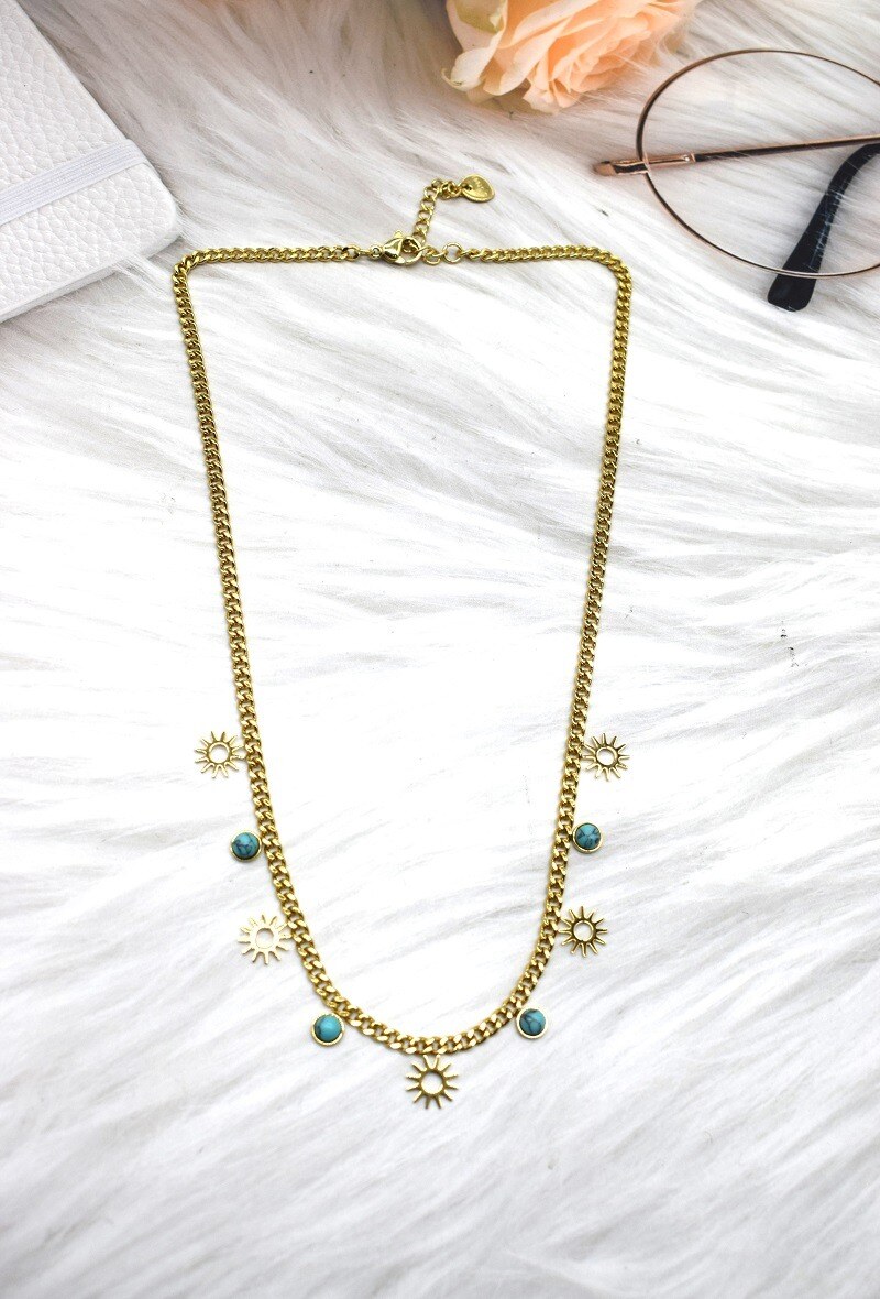 Grossiste Rouge Bonbons - COLLIER EN ACIER