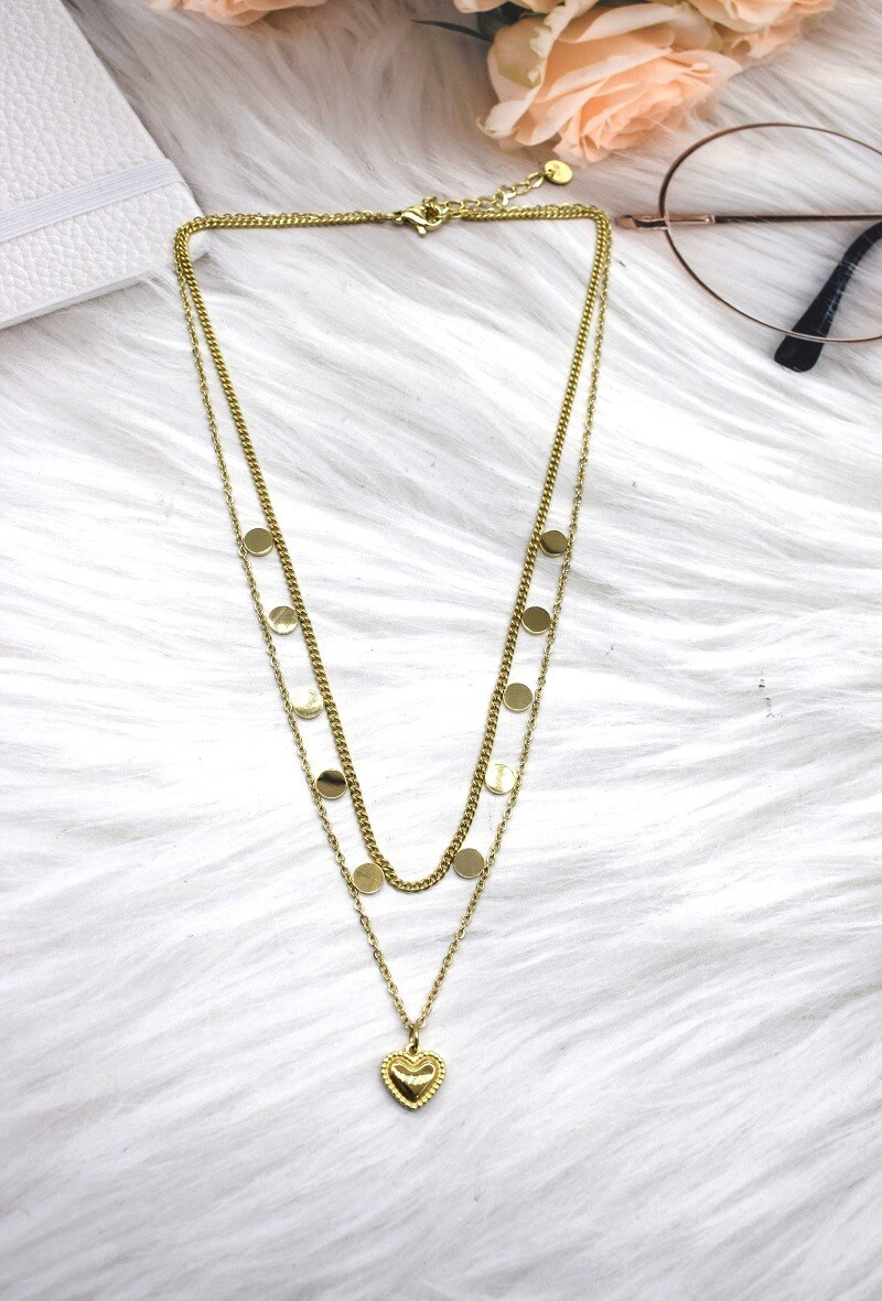 Grossiste Rouge Bonbons - COLLIER EN ACIER