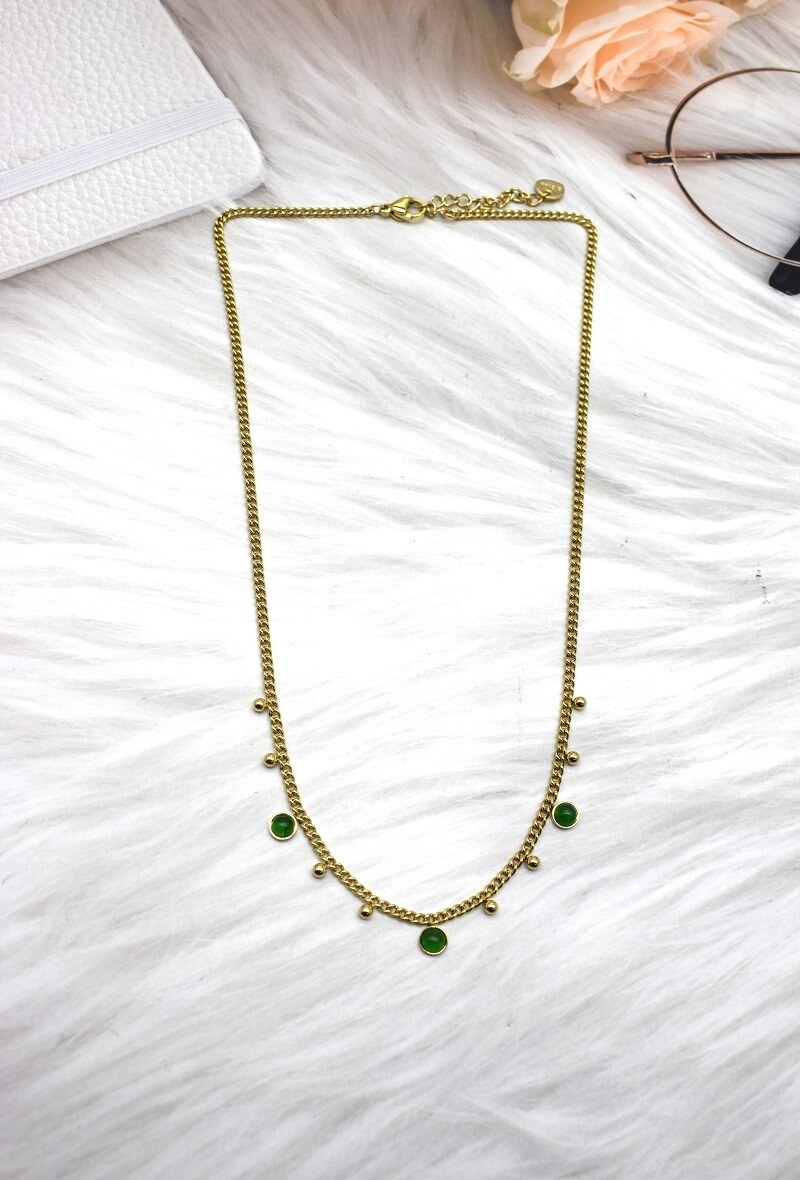 Grossiste Rouge Bonbons - COLLIER EN ACIER