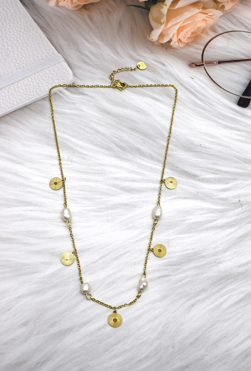 Grossiste Rouge Bonbons - COLLIER EN ACIER
